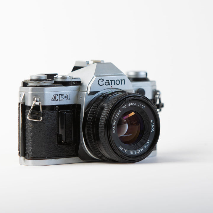 Canon AE-1 with 50mm FD f/1.8, body 3825679