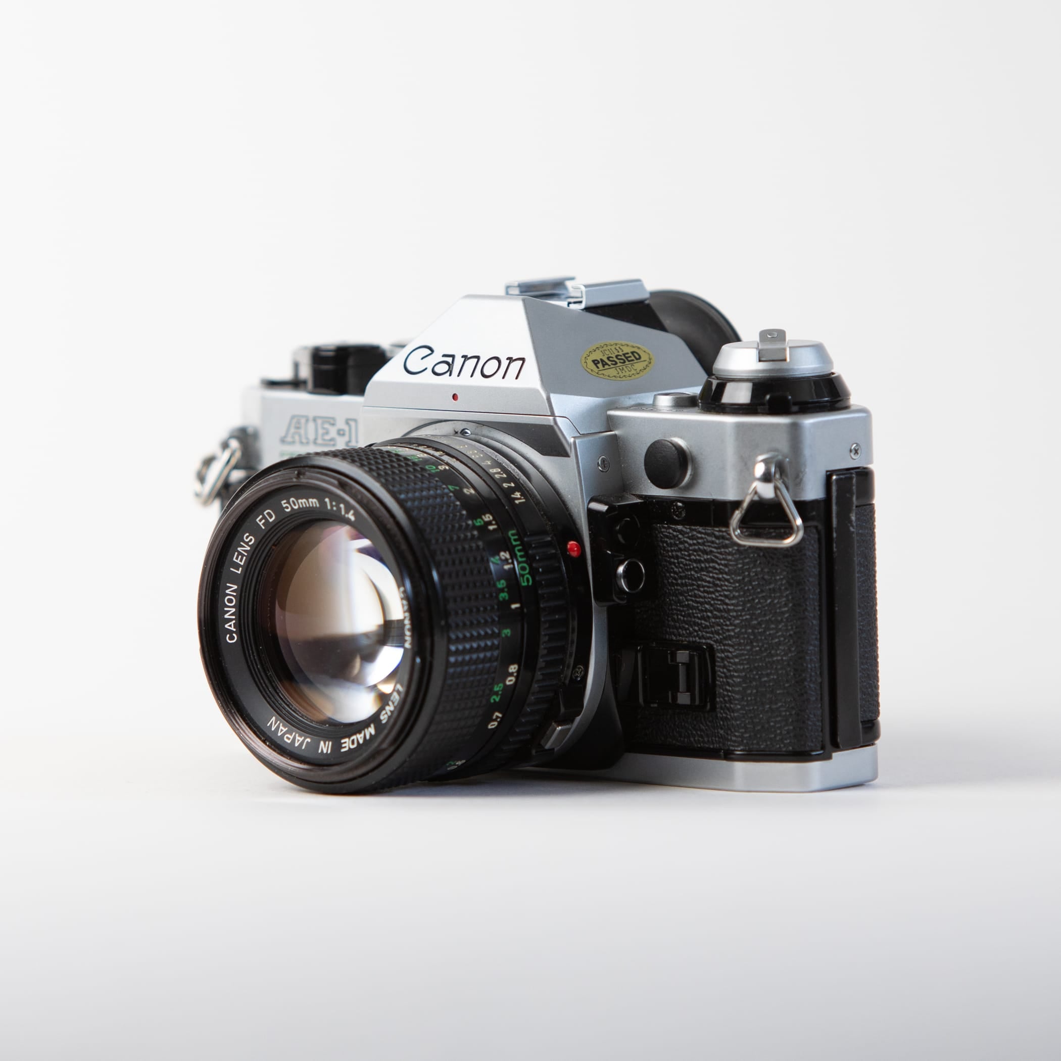 Canon AE-1 Program with 50mm f/1.4 FD Lens, body no. 4692343