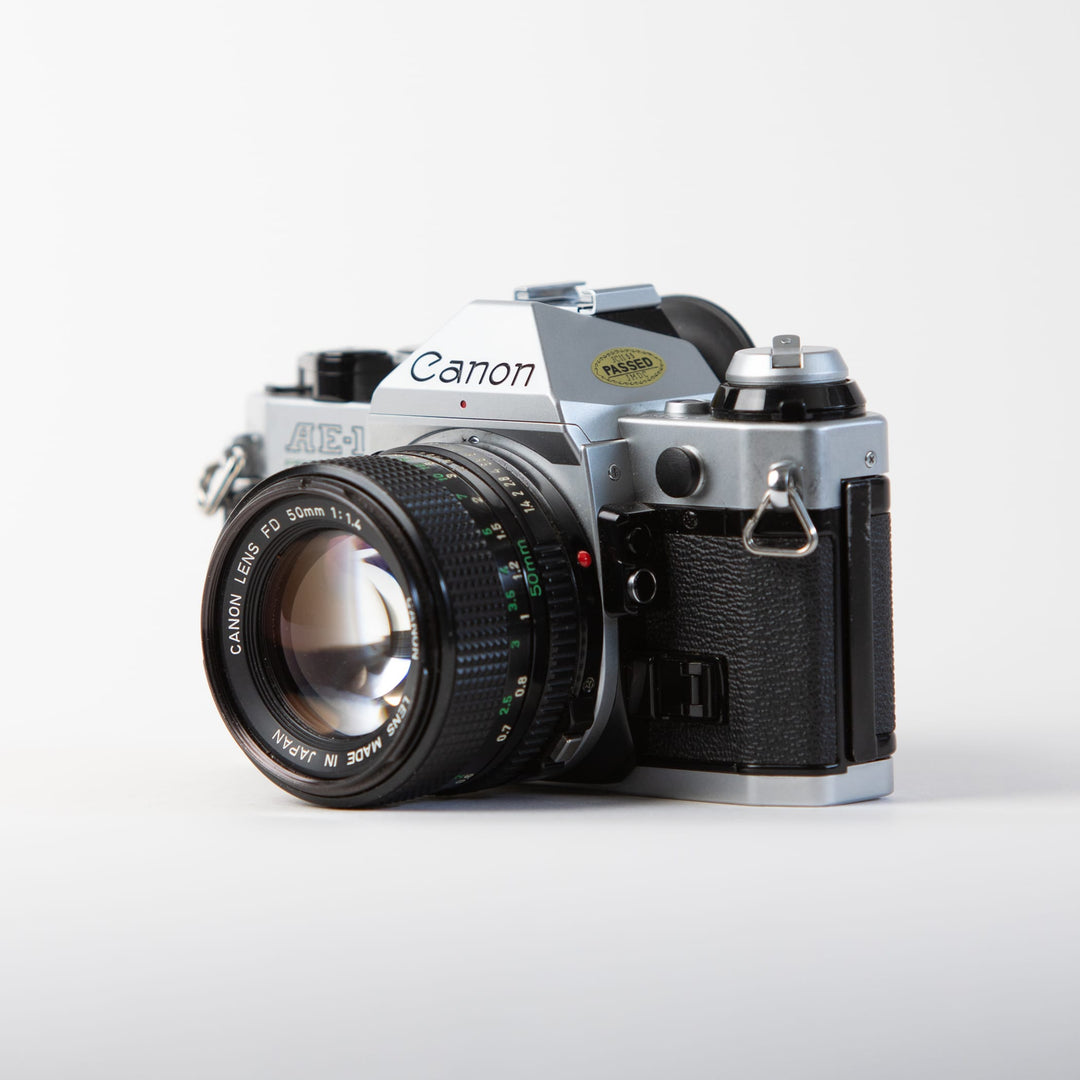 Canon AE-1 Program with 50mm f/1.4 FD Lens, body no. 4692343