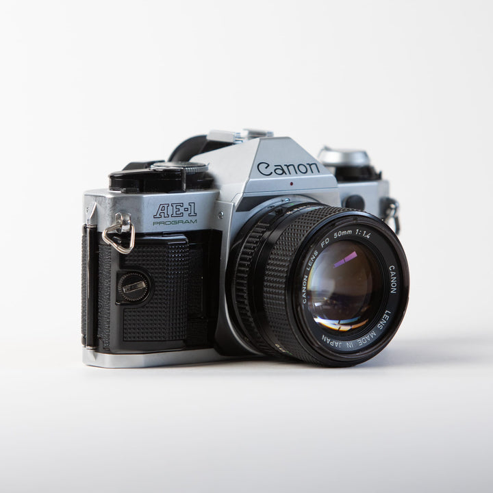 Canon AE-1 Program with 50mm f/1.4 FD Lens, body no. 4692343