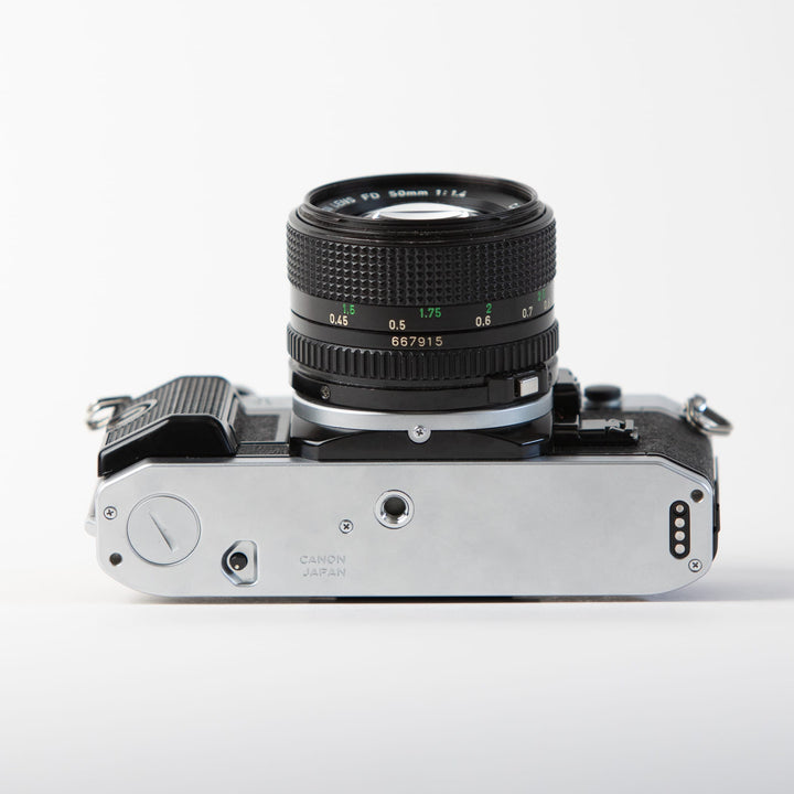 Canon AE-1 Program with 50mm f/1.4 FD Lens, body no. 4692343