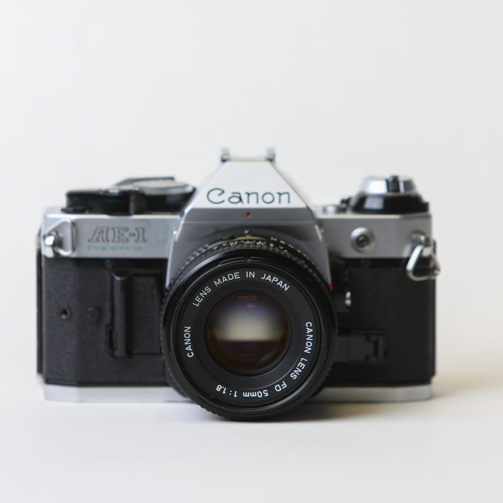 Canon AE-1 Program with 50mm f/1.8 FD Lens, CLA'd 2026 – Film
