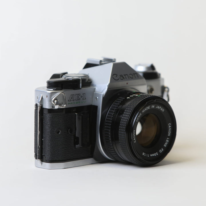 Canon AE-1 Program with 50mm f/1.8 FD Lens, CLA'd 2026