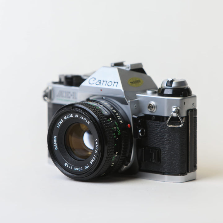 Canon AE-1 Program with 50mm f/1.8 FD Lens, CLA'd 2026