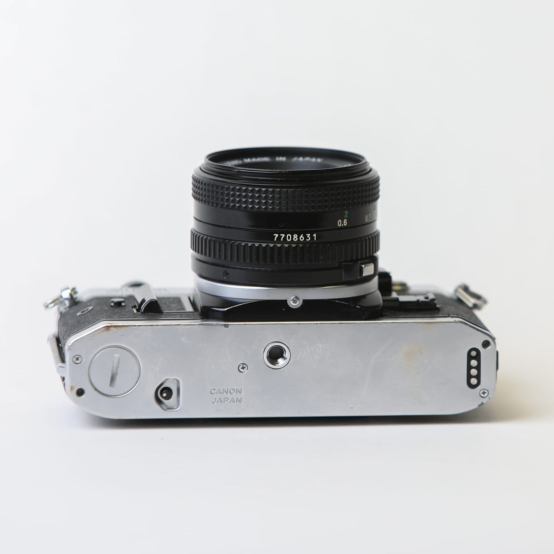 Canon AE-1 Program with 50mm f/1.8 FD Lens, CLA'd 2026