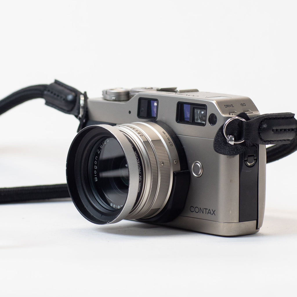 CONTAX G1 レCarl Zeiss 28mm、f2.8付き Contax G1 Green Label with Carl Zeiss Biogon 28mm F2.8 T