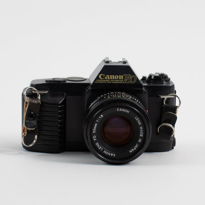 Canon T50 with FD 50mm f/1.8 Lens