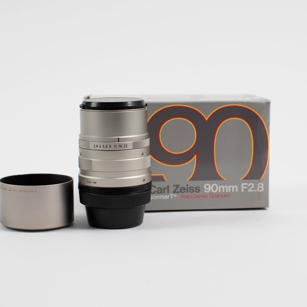 Carl Zeiss 90mm Sonnar T* Lens for Contax G Cameras in Box