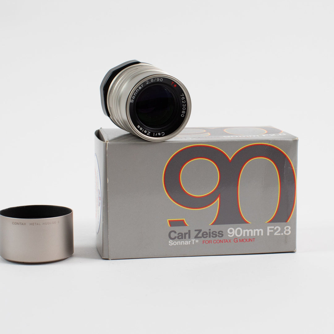 Carl Zeiss 90mm Sonnar T* Lens for Contax G Cameras in Box