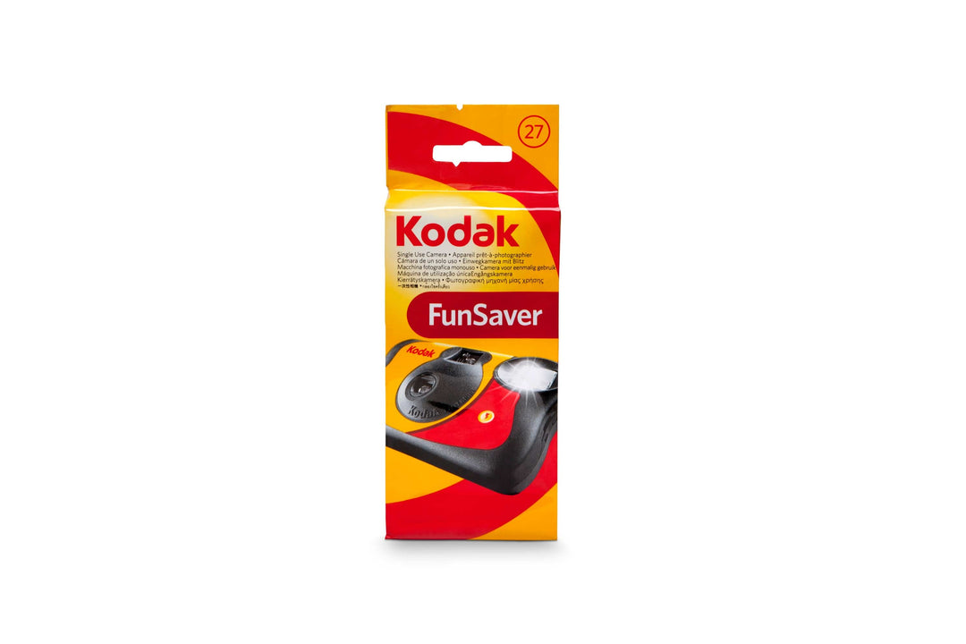 Kodak Funsaver 35mm One-Time-Use Disposable Camera (ISO-800, 27 Exp.) –  Film Supply Club