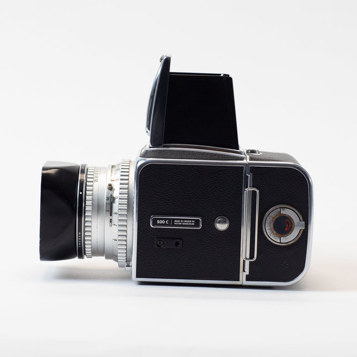 Hasselblad 500 C with Zeiss Planar 80mm T* f/2.8 Lens - fresh CLA