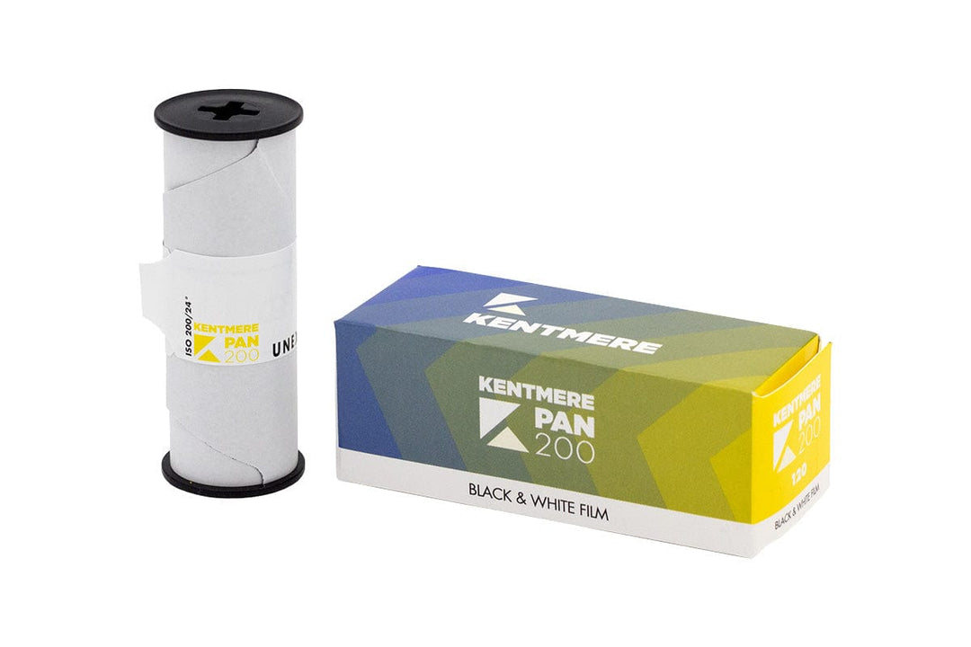 Kentmere Pan 200, 120 Format, Black and White Film (Single Roll)