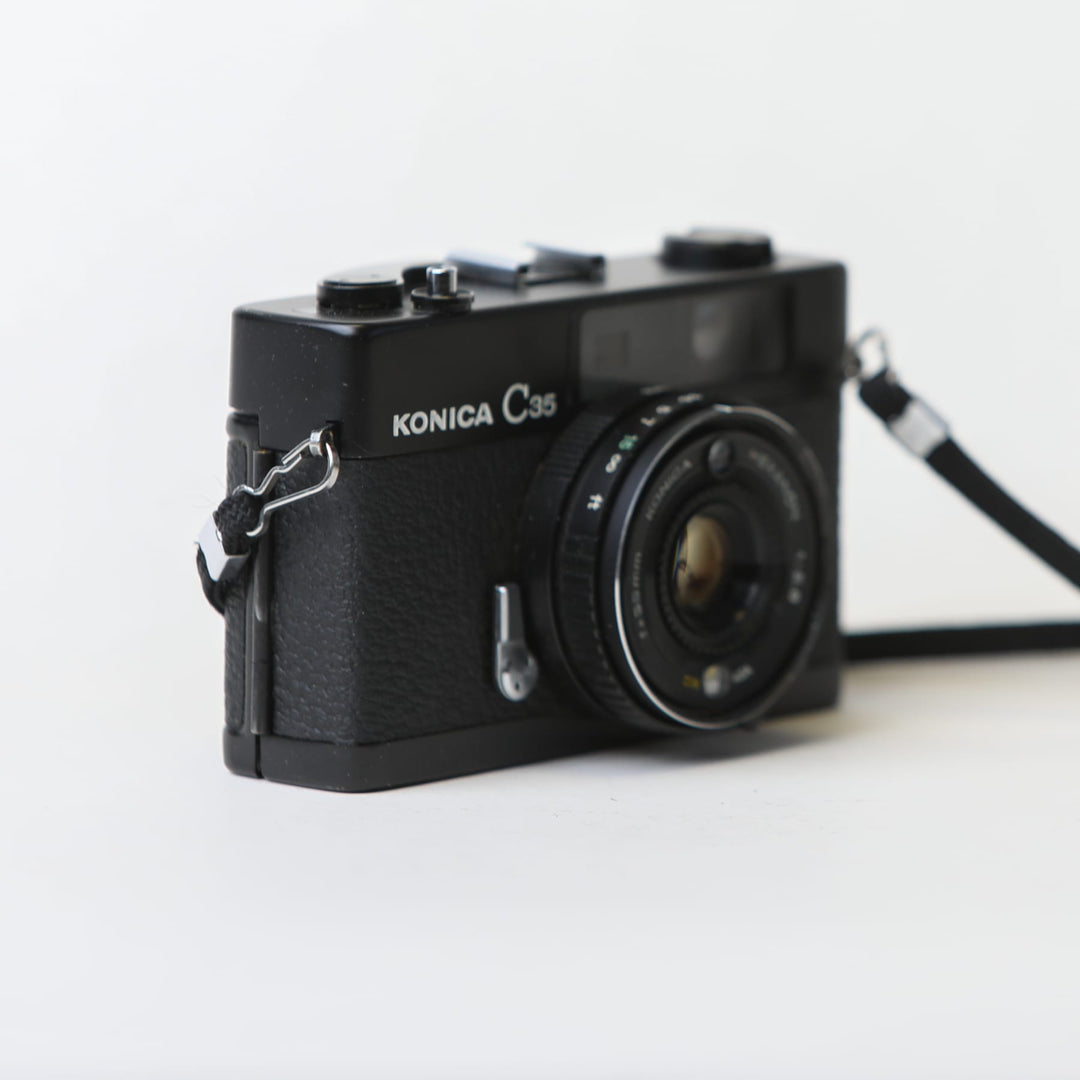 Konica C35 compact rangefinder, CLA'd