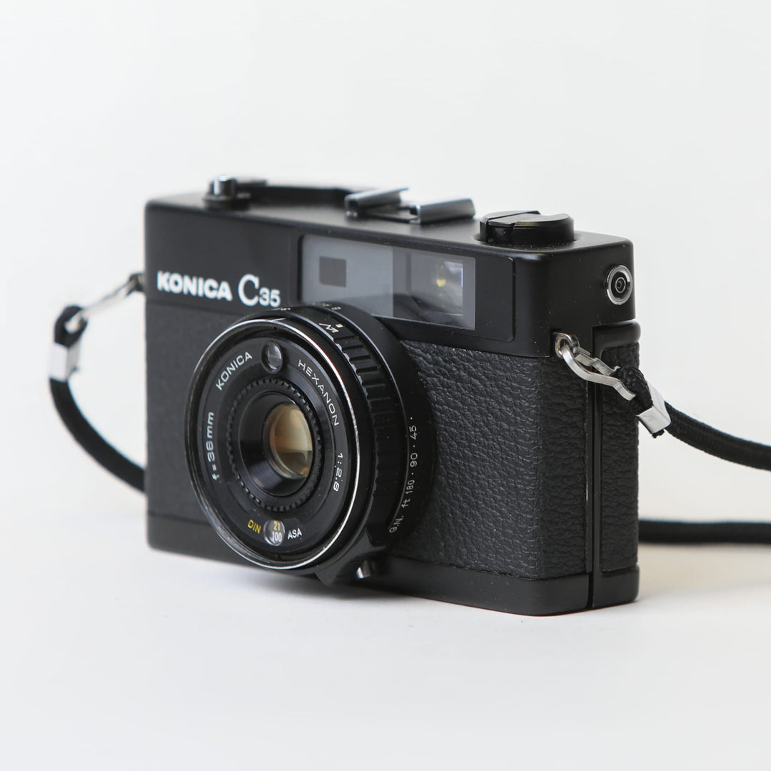 Konica C35 compact rangefinder, CLA'd