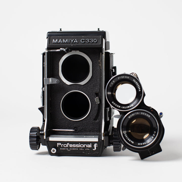 Mamiya C330 Professional with 80mm f2.8 Lens and WLF, fresh CLA