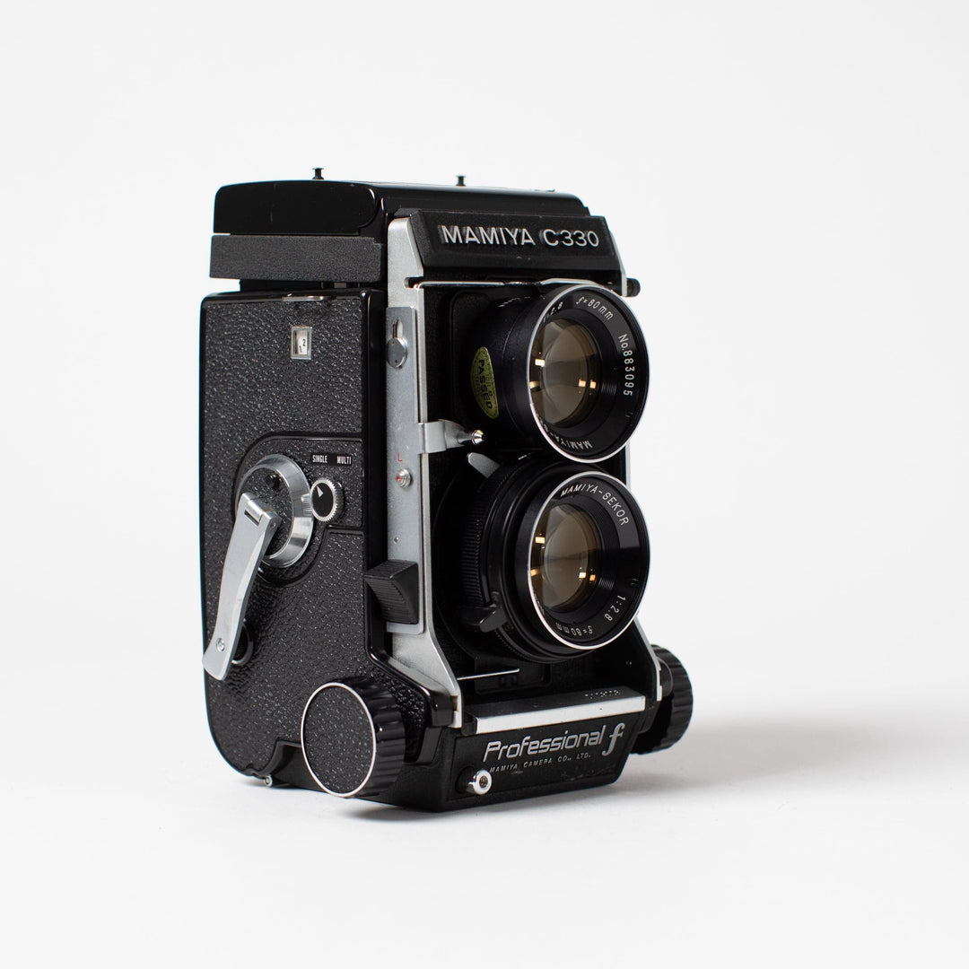 Mamiya C330 Professional with 80mm f2.8 Lens and WLF, fresh CLA