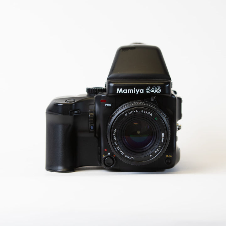 Mamiya 645 Pro with 80mm f/2.8 Lens and Grip