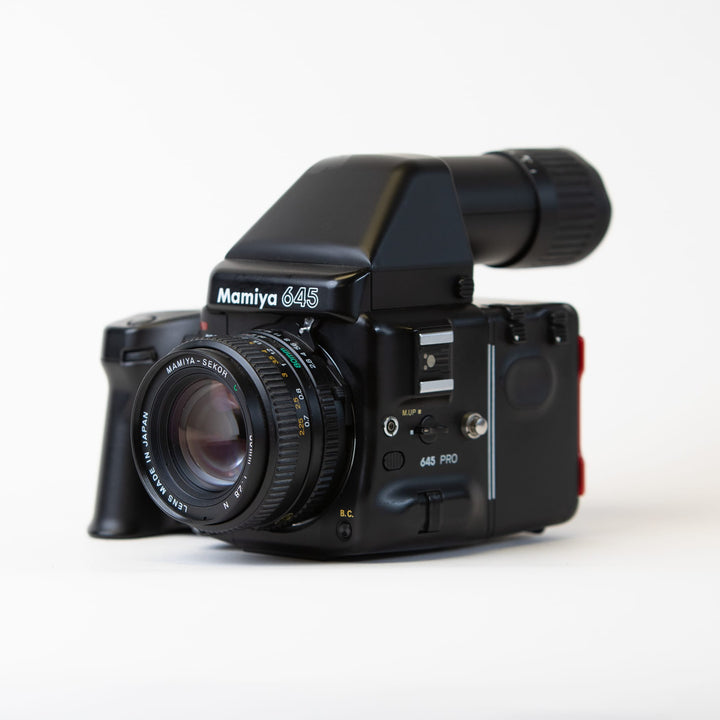 Mamiya 645 Pro with 80mm f/2.8 Lens and Grip