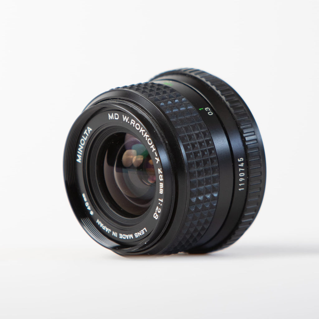 Minolta MD W. Rokkor 28mm f/2.8 wide angle lens – Film Supply Club