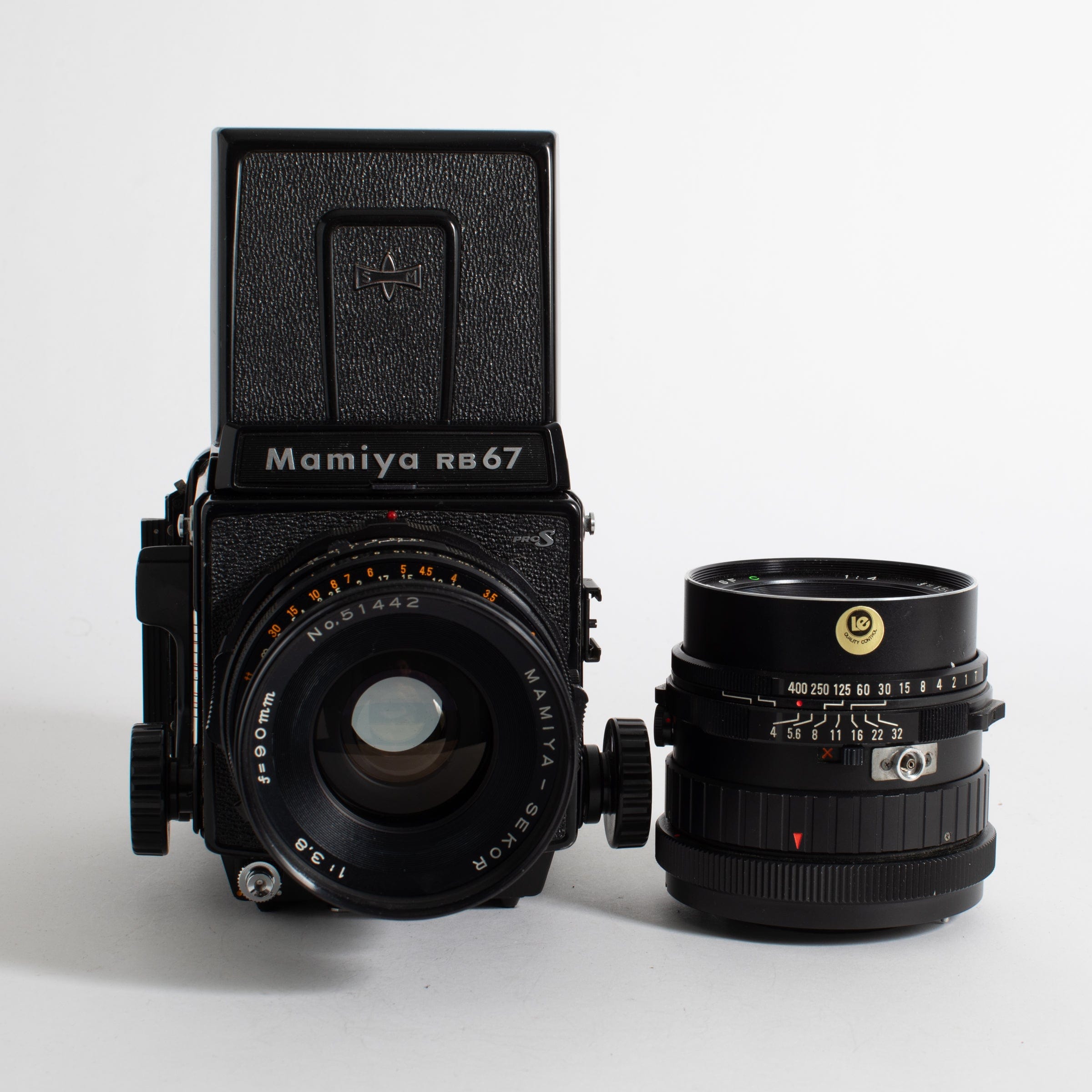 Mamiya RB67 Pro S with two lenses (90mm and 150mm) – Film Supply Club