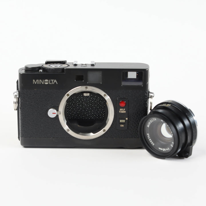Minolta CLE w/ 40mm f/2 Rokkor lens