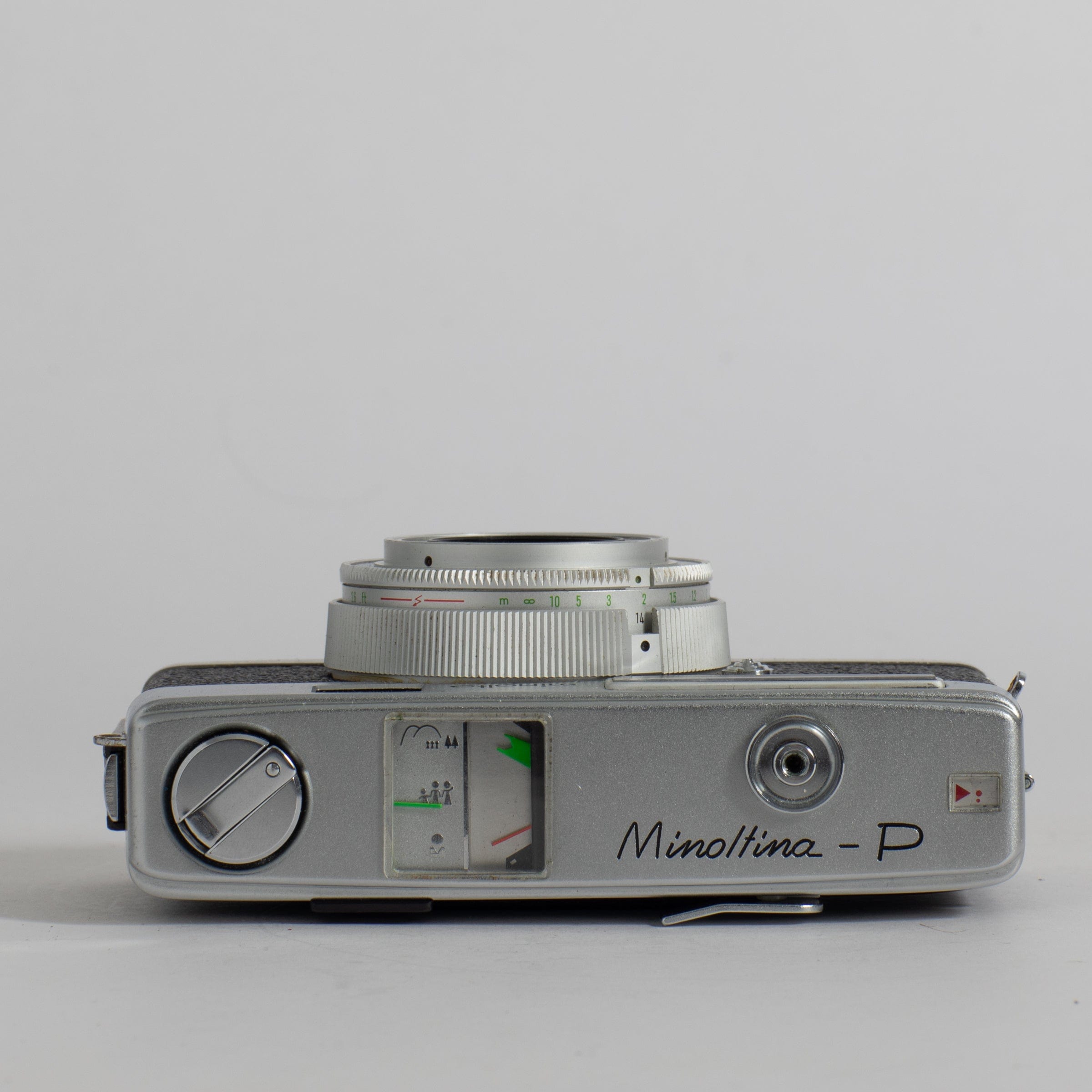 Minolta Minoltina-P scale focus rangefinder-style camera (film