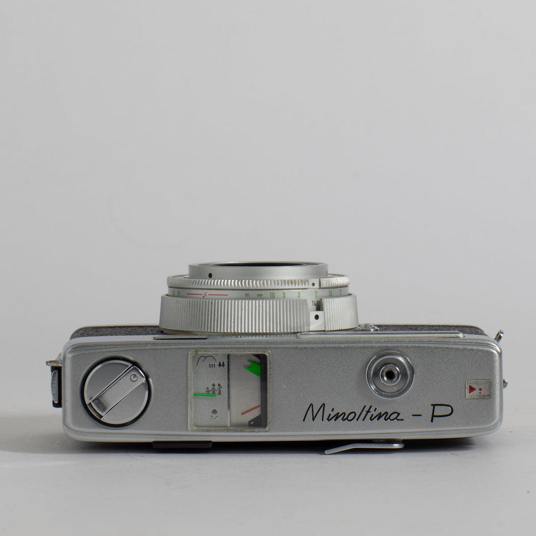 Minolta Minoltina-P scale focus rangefinder-style camera (film tested!)