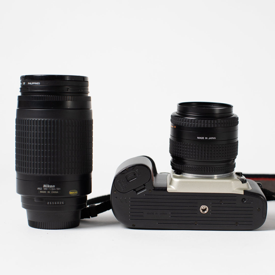 Nikon N60 kit w/ 35-70mm and 70-300mm zoom lenses