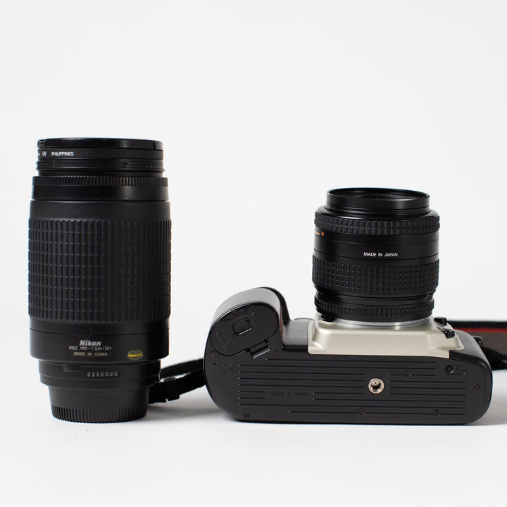 Nikon N60 kit w/ 35-70mm and 70-300mm zoom lenses