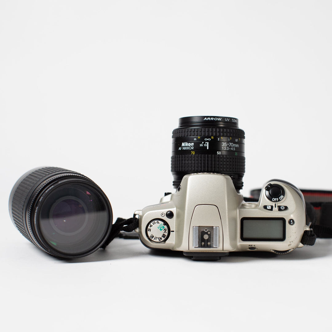 Nikon N60 kit w/ 35-70mm and 70-300mm zoom lenses