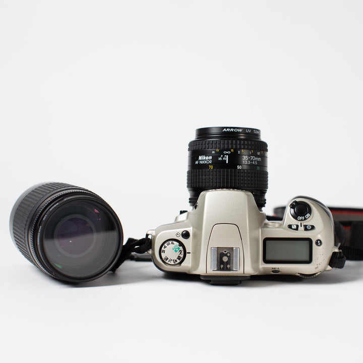 Nikon N60 kit w/ 35-70mm and 70-300mm zoom lenses