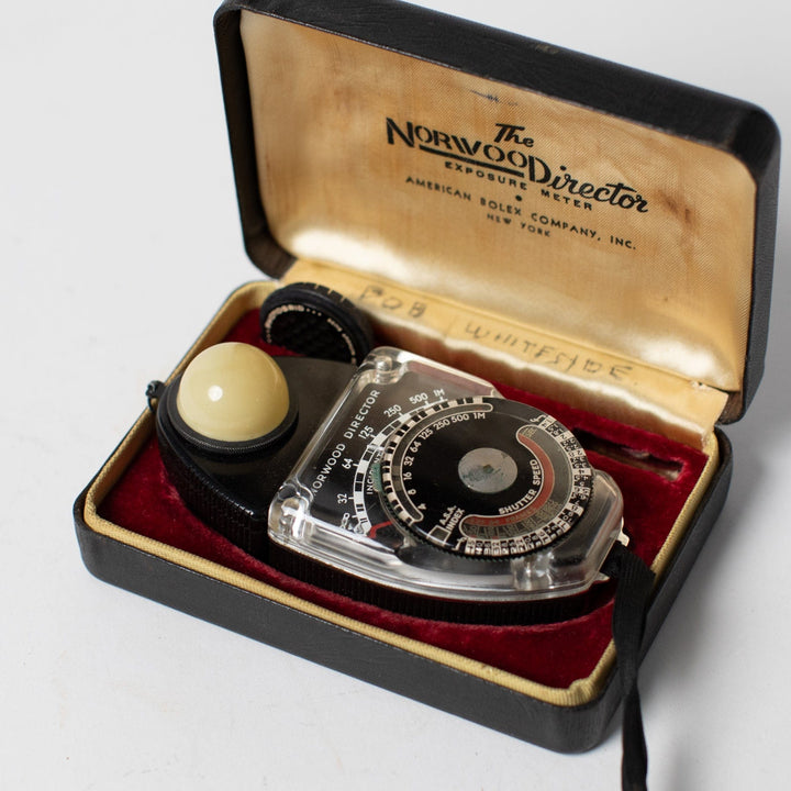 Norwood Director Exposure Meter in vintage case