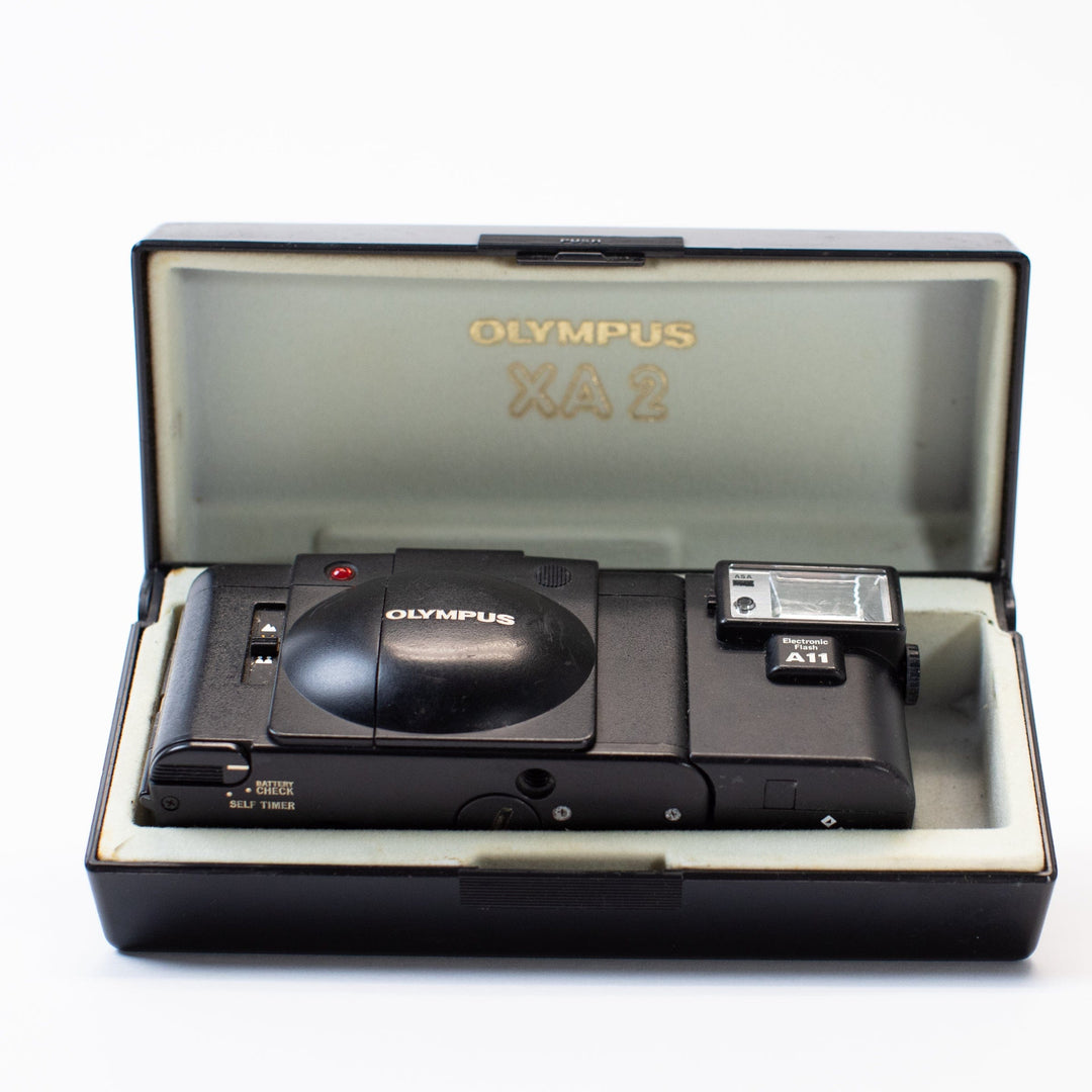 Olympus XA2 with A11 Flash (w/ hard shell case) – Film Supply Club