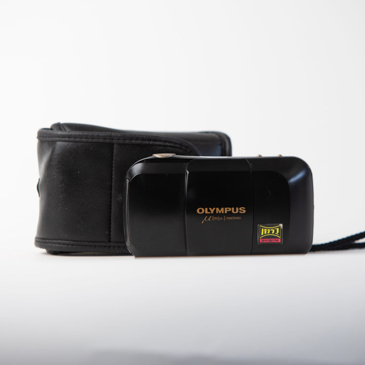 Olympus Mju I Panorama with leather pouch
