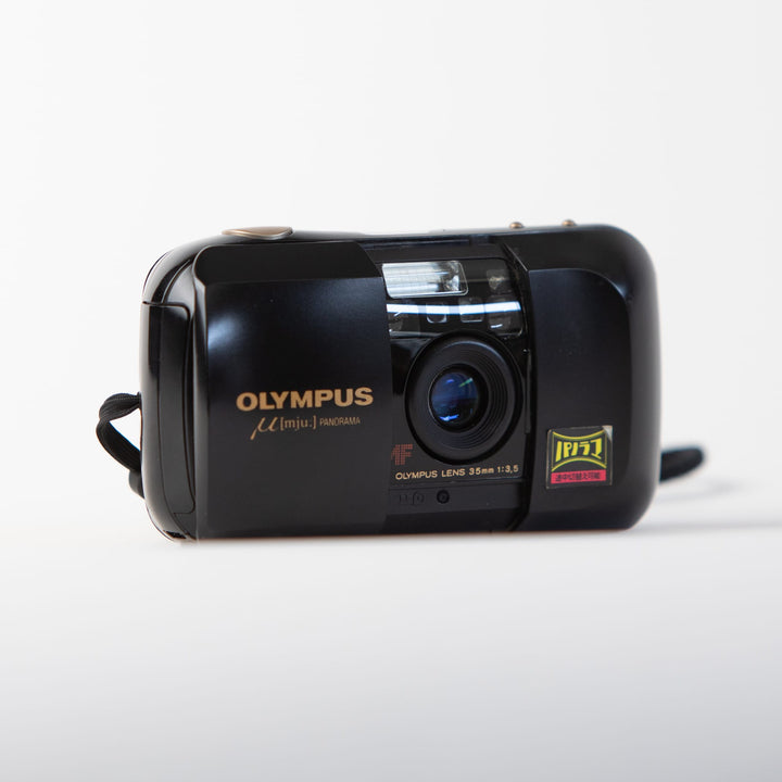 Olympus Mju I Panorama with leather pouch