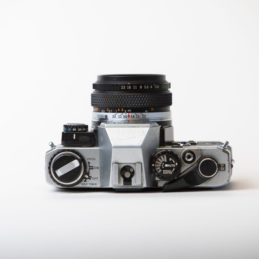 Olympus OM-10 with 28mm f/1.8
