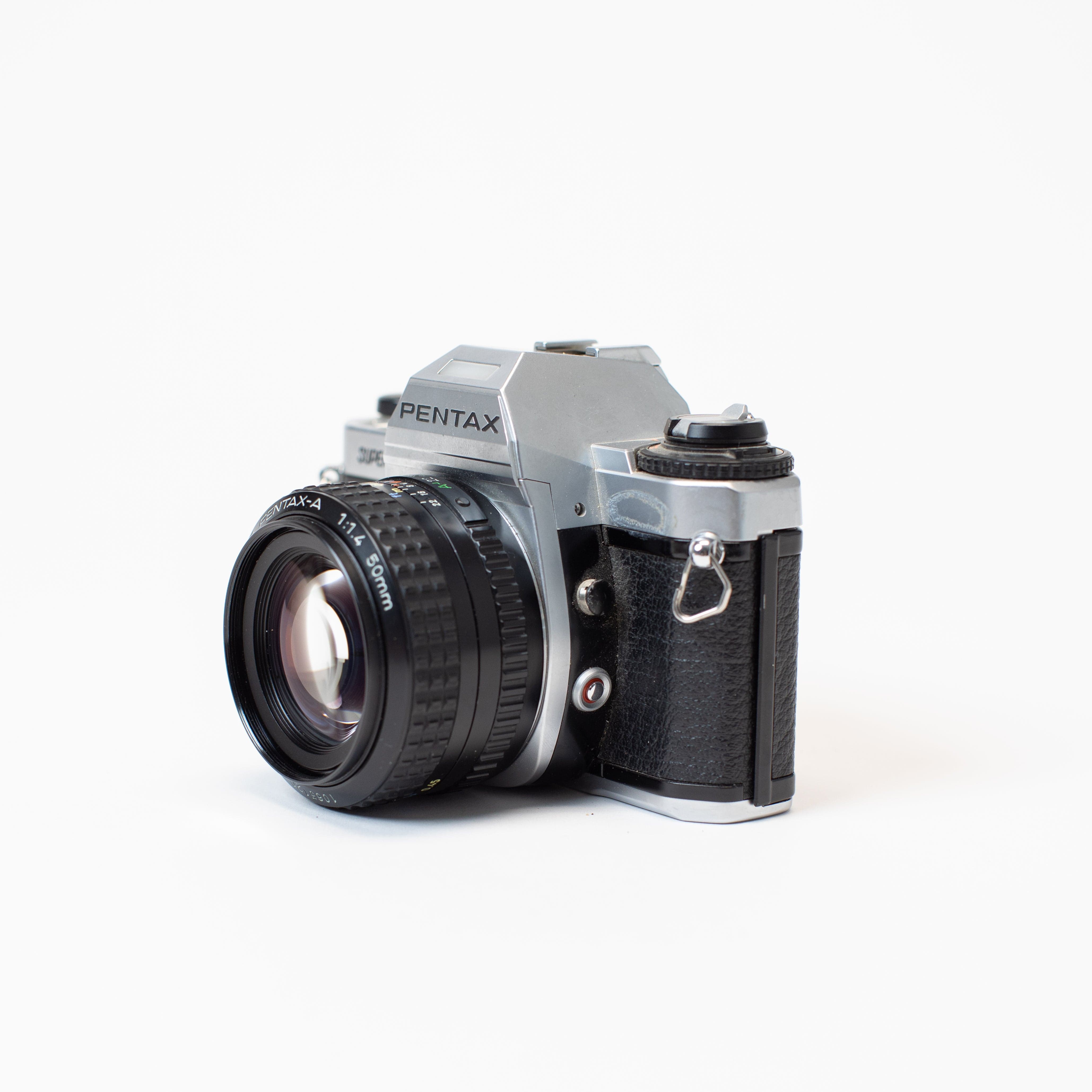 Pentax ME Super 50mm F1.4 タムロン90mm F2.5 Pentax ME-Super SLR camera + 50mm f1.4 lens | Classic Cameras AU