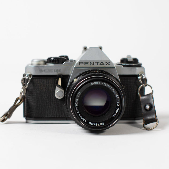 Pentax ME Super with Pentax-M 50mm f/2, fresh CLA!