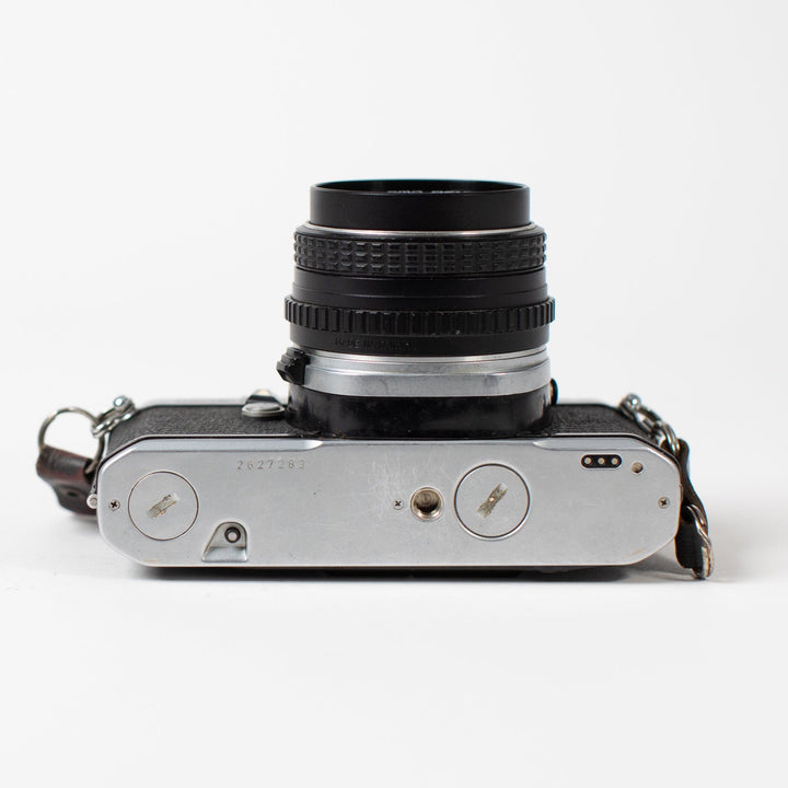 Pentax ME Super with Pentax-M 50mm f/2, fresh CLA!