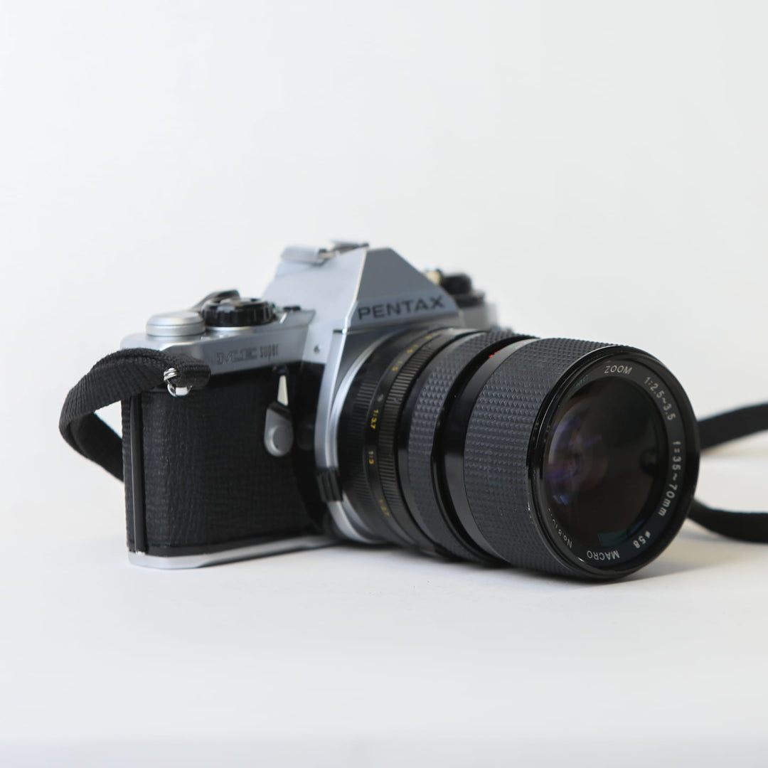 Pentax ME Super with 35-70mm zoom lens, fresh CLA!