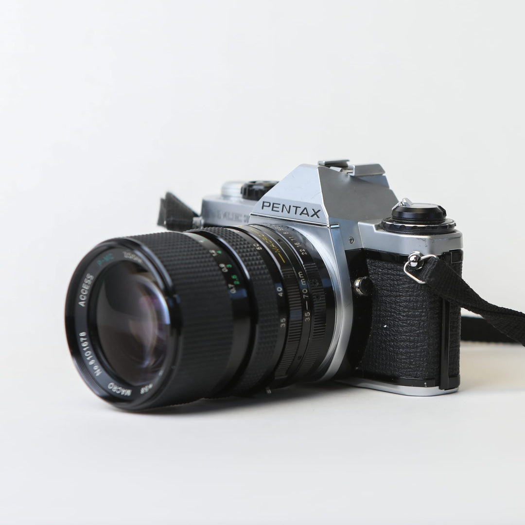 Pentax ME Super with 35-70mm zoom lens, fresh CLA!