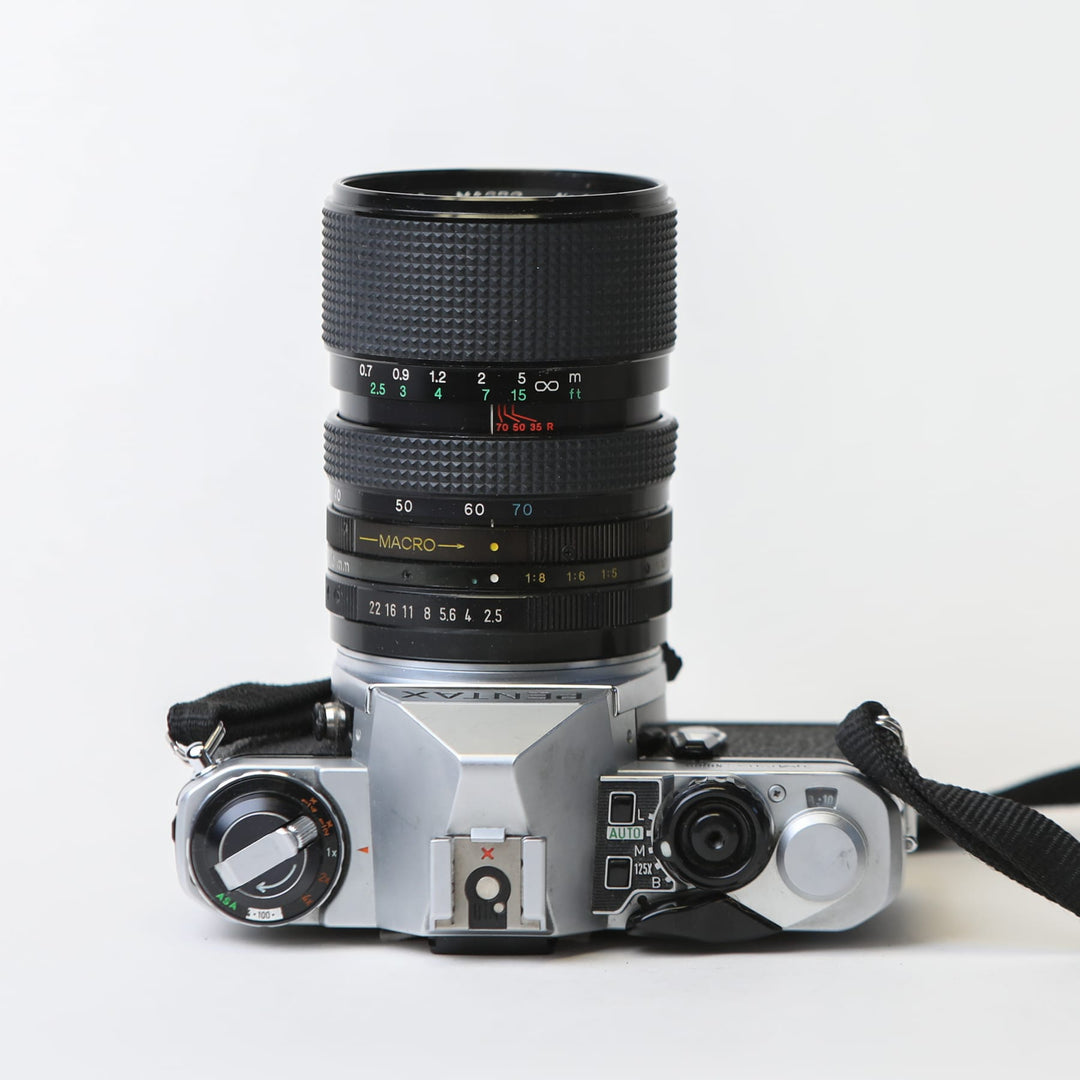 Pentax ME Super with 35-70mm zoom lens, fresh CLA!