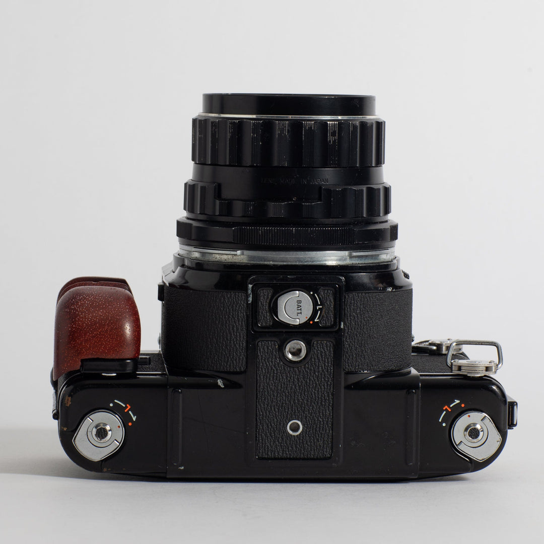 Asahi Pentax 67 with 105mm f/2.4 Lens and Wooden Grip, CLA'd!