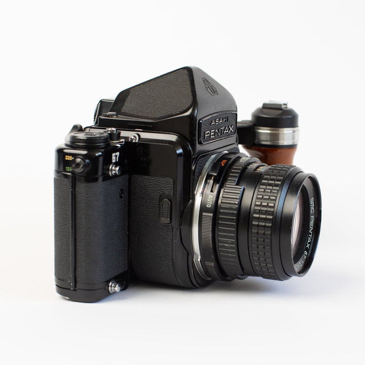 Asahi Pentax 67 MLU with 105mm f/2.4 Lens and TTL Prism Finder