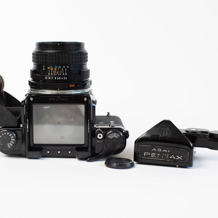 Asahi Pentax 67 MLU with 105mm f/2.4 Lens and TTL Prism Finder