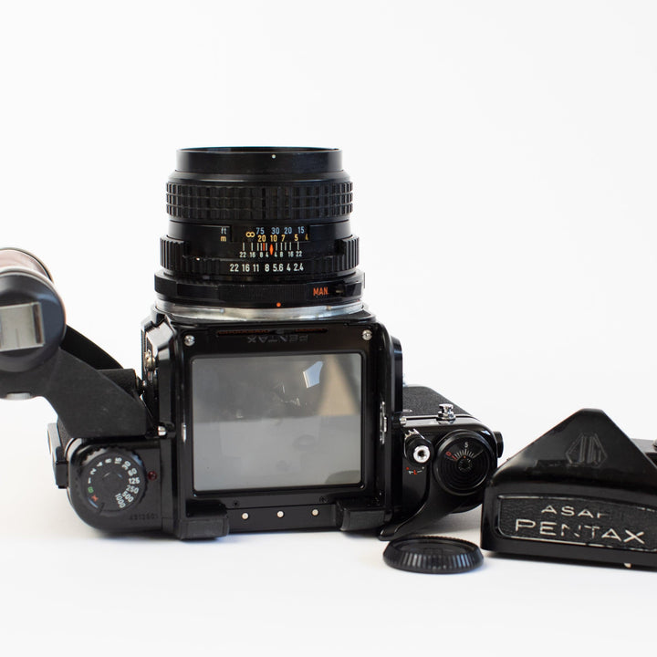 Asahi Pentax 67 MLU with 105mm f/2.4 Lens and TTL Prism Finder