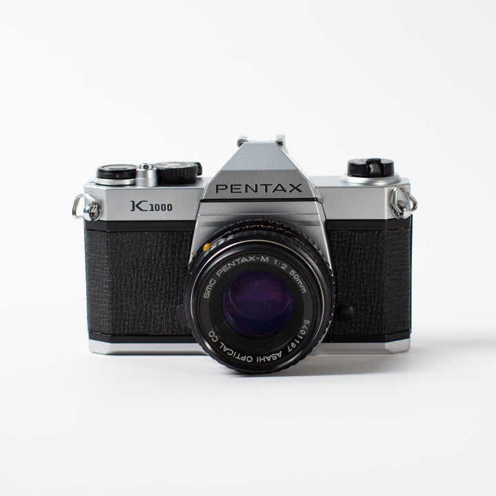 Pentax K1000 no. 6585327 with 50mm f/2 Lens, recent CLA!