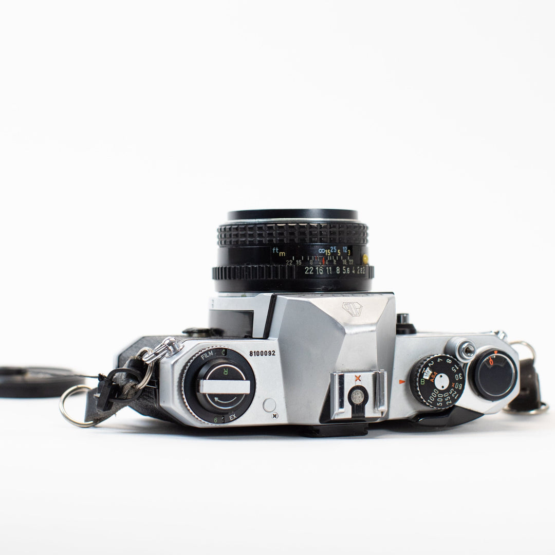 Pentax KM with SMC Pentax-M 50mm f/2 lens FRESH CLA – Film