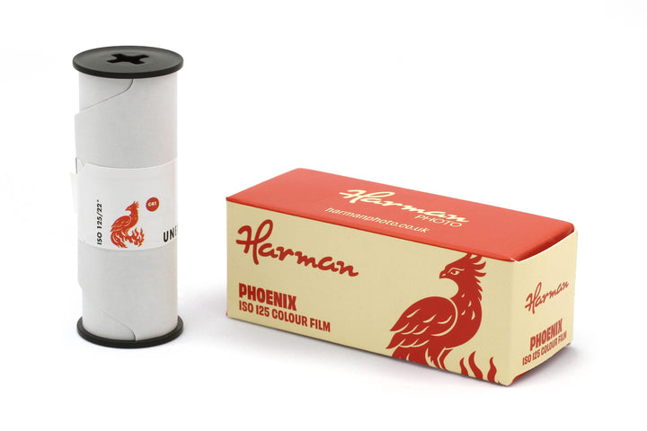 Harman Phoenix 125, 120 Format, C-41 Color Film (Single Roll)