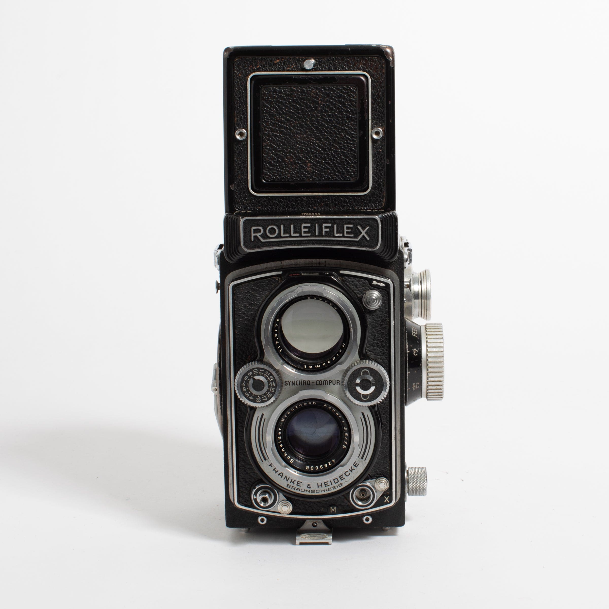 Rolleiflex 3.5B w/ 75mm f/3.5 Schneider-Kreuznach Xenar -- fresh CLA!